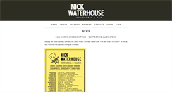 Desktop Screenshot of nickwaterhouse.com