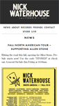 Mobile Screenshot of nickwaterhouse.com
