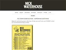 Tablet Screenshot of nickwaterhouse.com